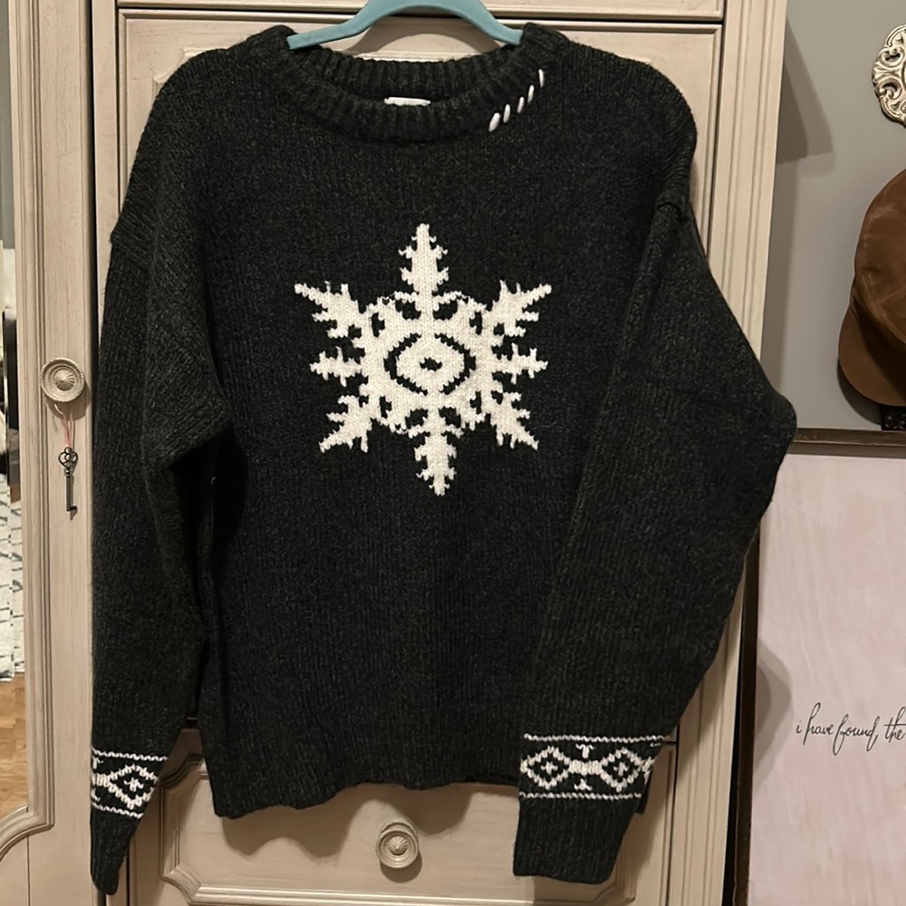 Sundance snowflake whispers sweater